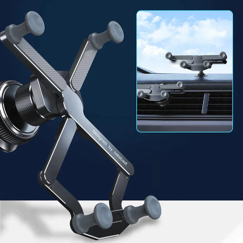 Car Phone Holder 360-Degree Air Vent & Suction Mount