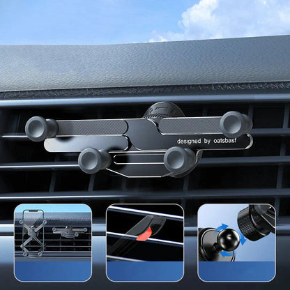 Car Phone Holder 360-Degree Air Vent & Suction Mount