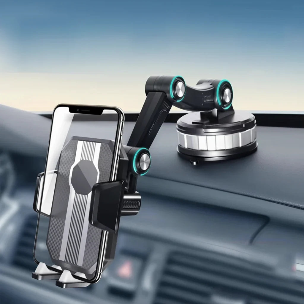 Car Phone Holder 360° Rotation Suction Mount Universal Fit