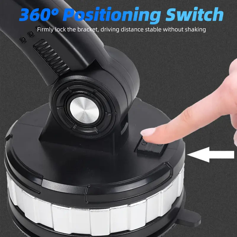 Car Phone Mount 360 Degree Rotating Suction Base