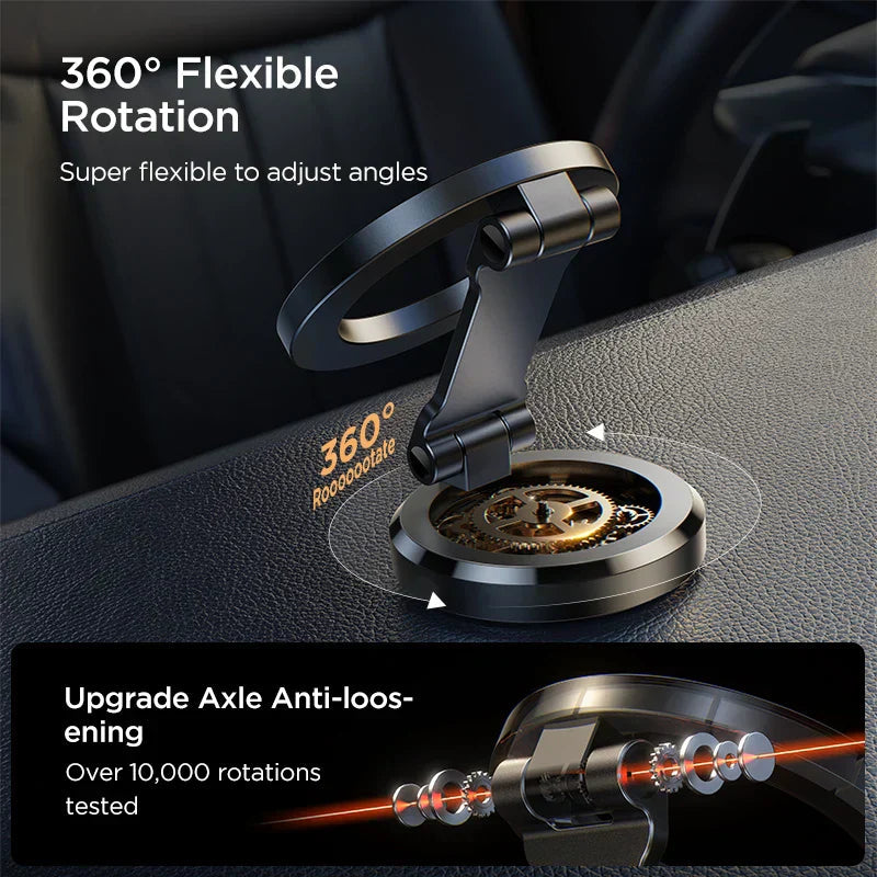 Car Phone Mount Magnetic 360 Degree Foldable