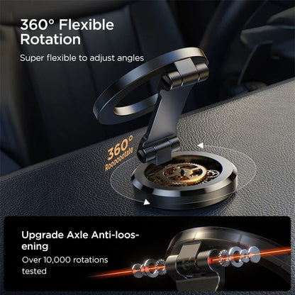 Car Phone Mount Magnetic Foldable 360 Degree Rotation