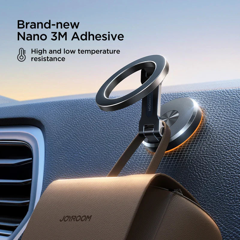Car Phone Mount Magnetic Foldable 360 Degree Rotation