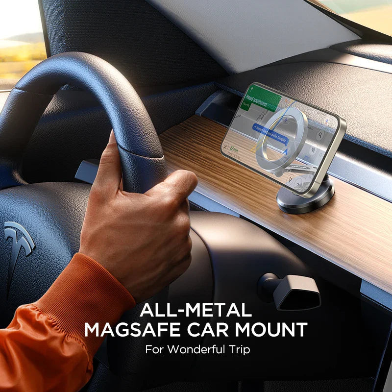 Car Phone Mount Magnetic Foldable 360 Degree Rotation