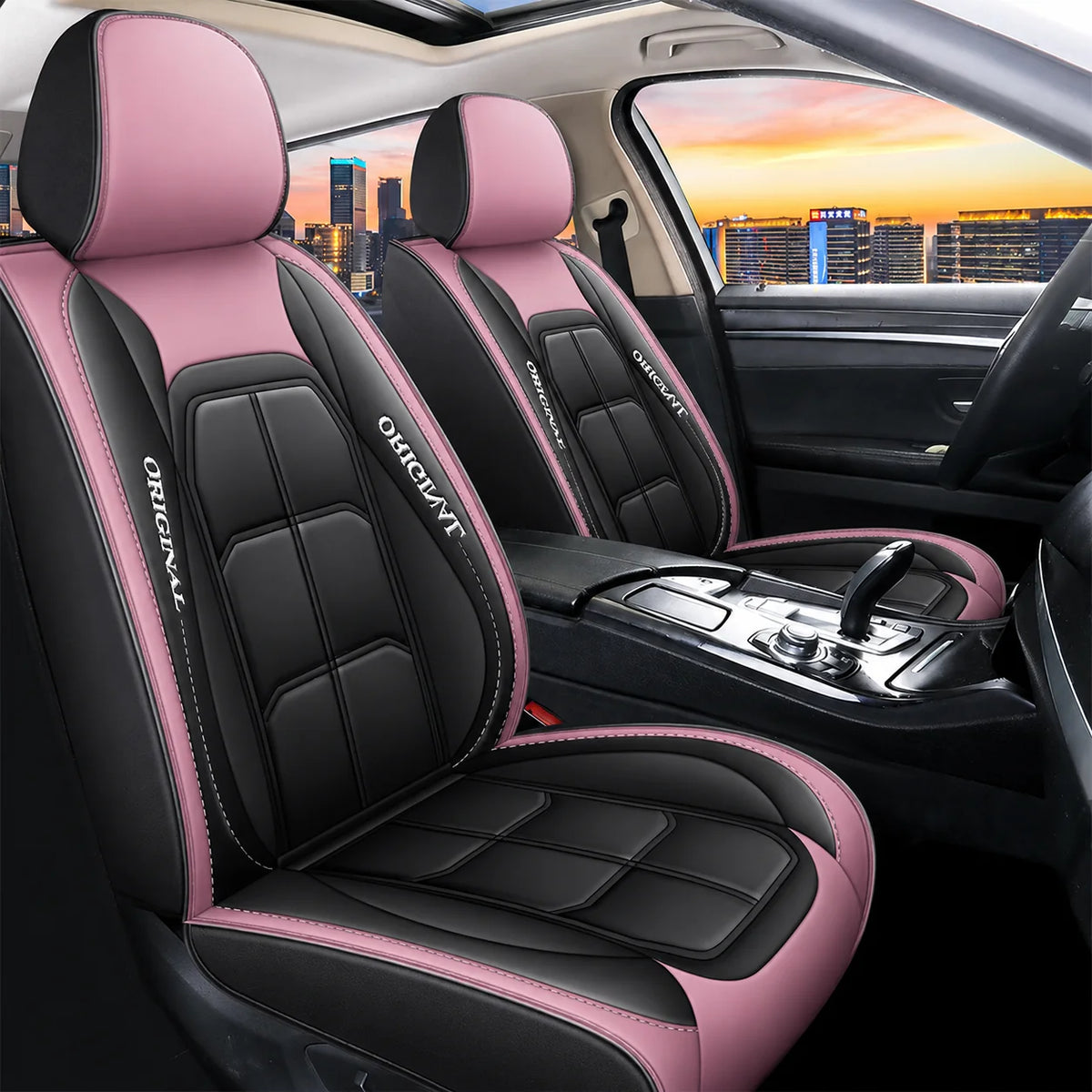Car Seat Covers PU Leather Universal Fit