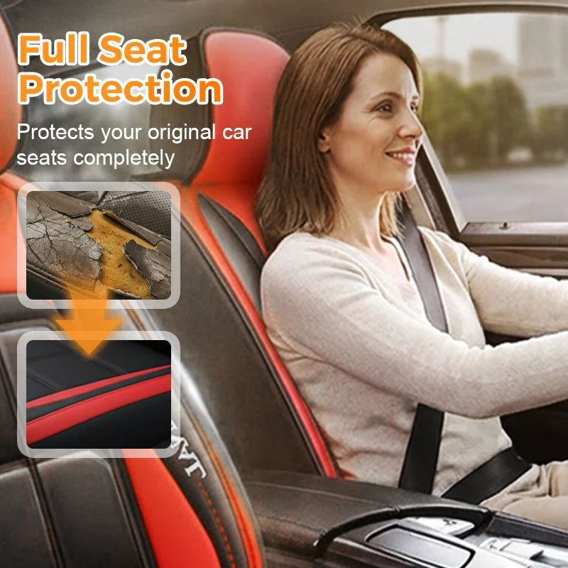 Car Seat Covers PU Leather Universal Fit