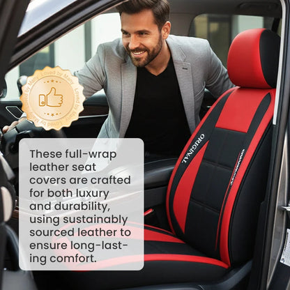 Car Seat Covers PU Leather Universal Fit