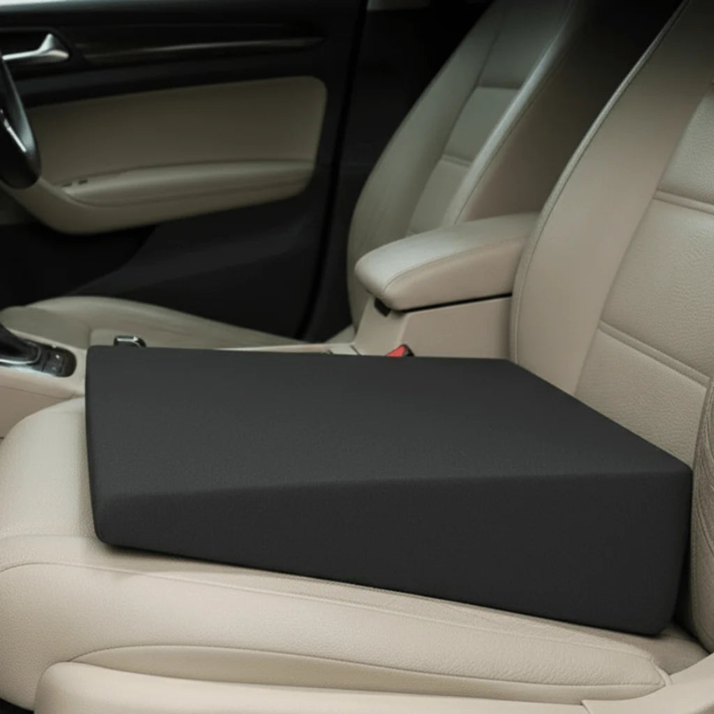 Car Seat Cushion Memory Foam Posture Support Subtle Lift