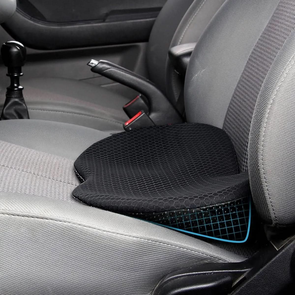 Car Seat Cushion Memory Foam Removable Washable Cover Posture Support