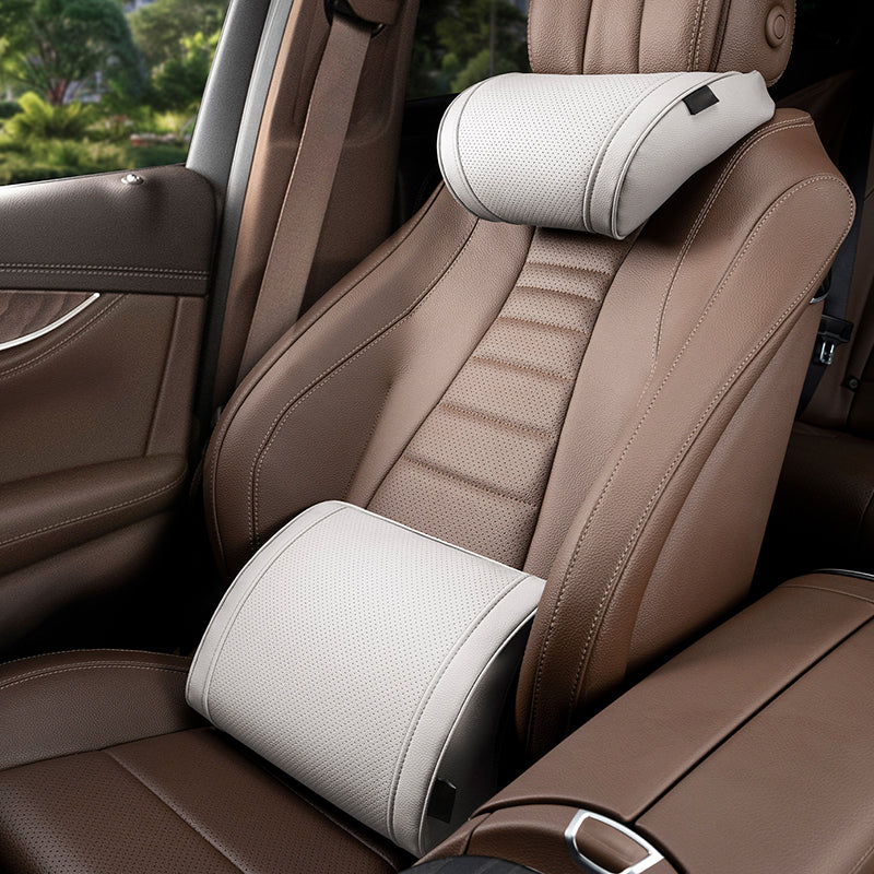 Car Seat Cushion Set Memory Foam Ergonomic Support