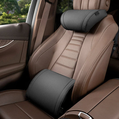 Car Seat Cushion Set Memory Foam Ergonomic Support