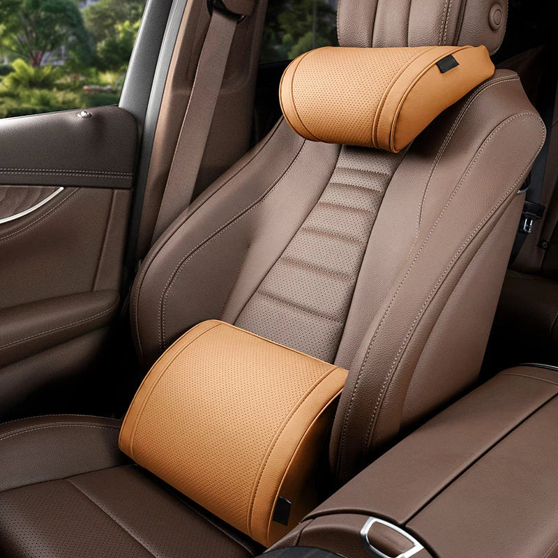 Car Seat Cushion Set Memory Foam Ergonomic Support