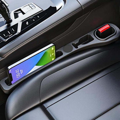 Car Seat Gap Filler PU Leather Storage Pockets