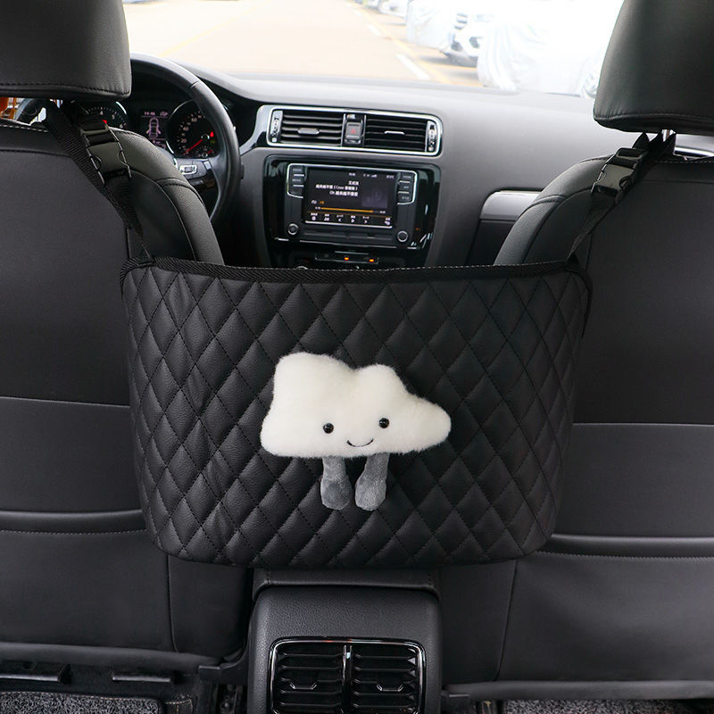 Car Seat Organizer Center Console Tool-Free Durable Textile