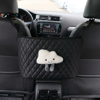 Car Seat Organizer Center Console Tool-Free Durable Textile