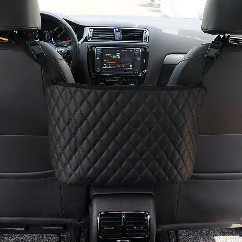 Car Seat Organizer Center Console Tool-Free Durable Textile