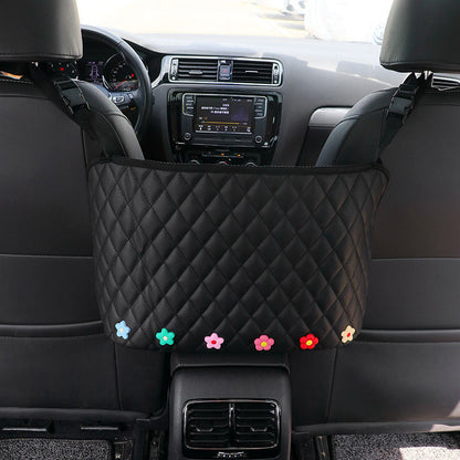 Car Seat Organizer Center Console Tool-Free Durable Textile