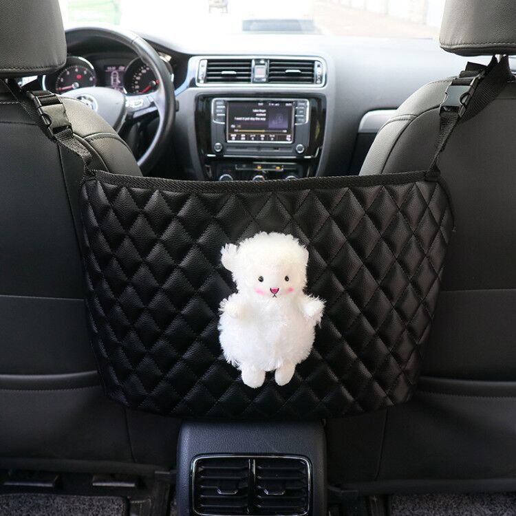Car Seat Organizer Center Console Tool-Free Durable Textile