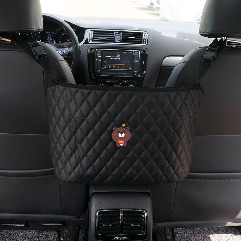 Car Seat Organizer Center Console Tool-Free Durable Textile