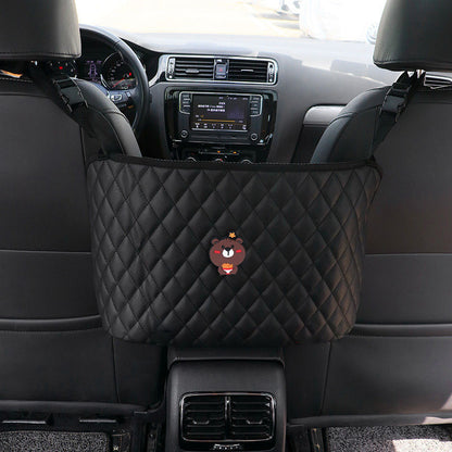 Car Seat Organizer Center Console Tool-Free Durable Textile