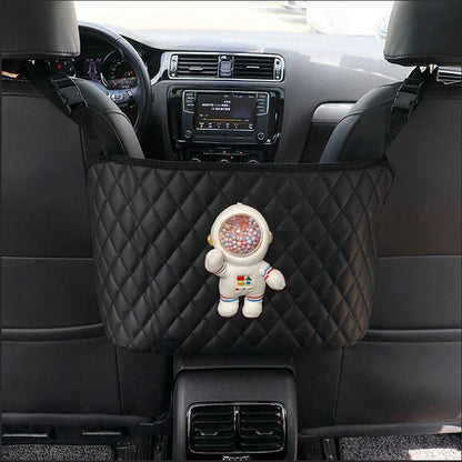 Car Seat Organizer Center Console Tool-Free Durable Textile