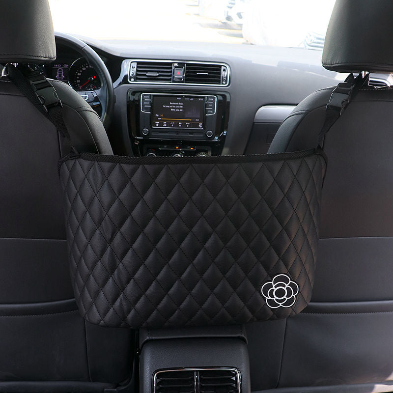 Car Seat Organizer Center Console Tool-Free Durable Textile
