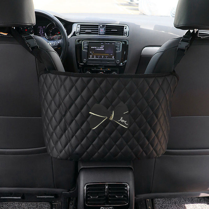 Car Seat Organizer Center Console Tool-Free Durable Textile