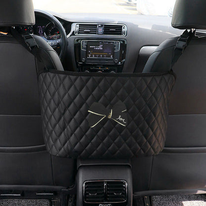 Car Seat Organizer Center Console Tool-Free Durable Textile