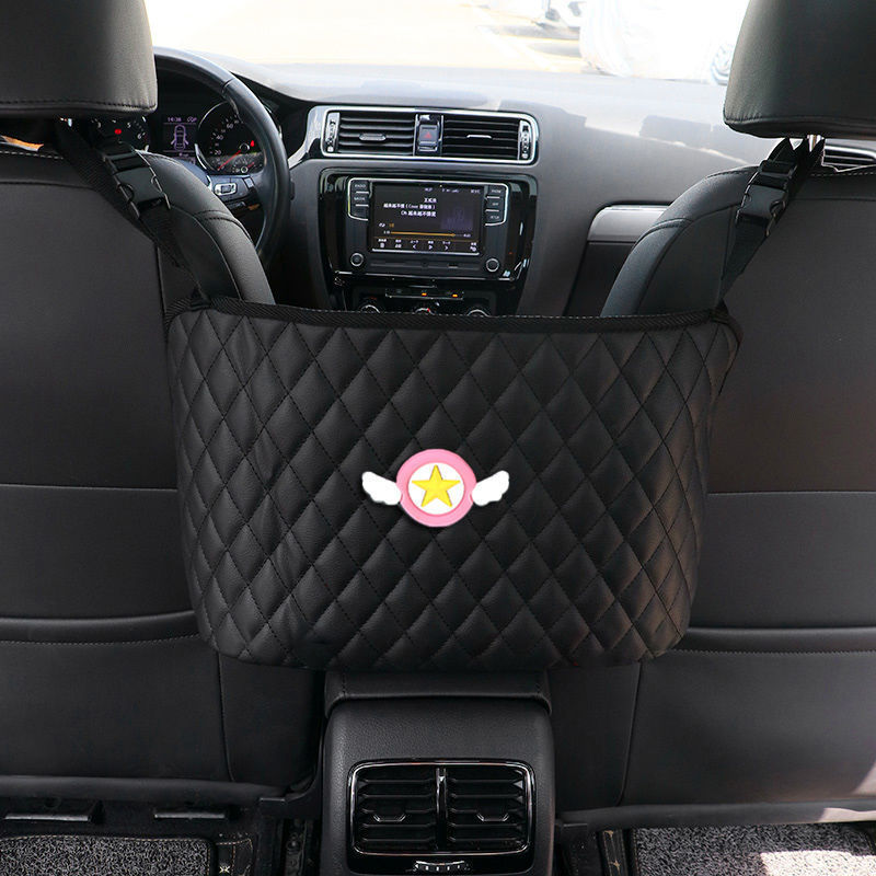 Car Seat Organizer Center Console Tool-Free Durable Textile