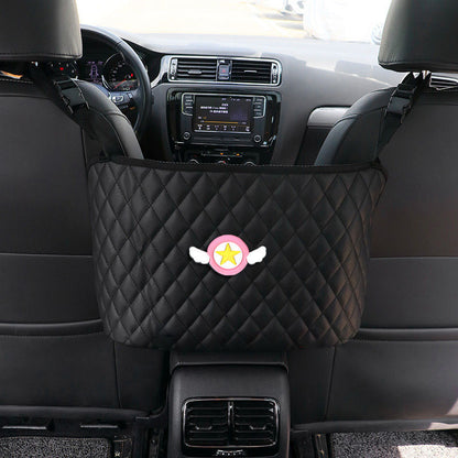 Car Seat Organizer Center Console Tool-Free Durable Textile