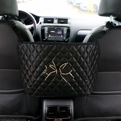 Car Seat Organizer Center Console Tool-Free Durable Textile