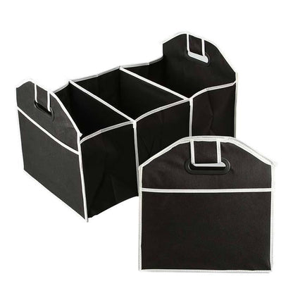 Car Trunk Organizer Foldable 3-Compartment Waterproof