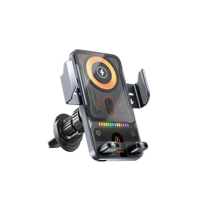 Car Vent Phone Holder 15W Wireless Rotatable Auto Clamping Arms