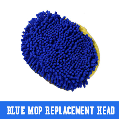 Car Wash Brush Telescopic Handle Rotating Microfiber Head