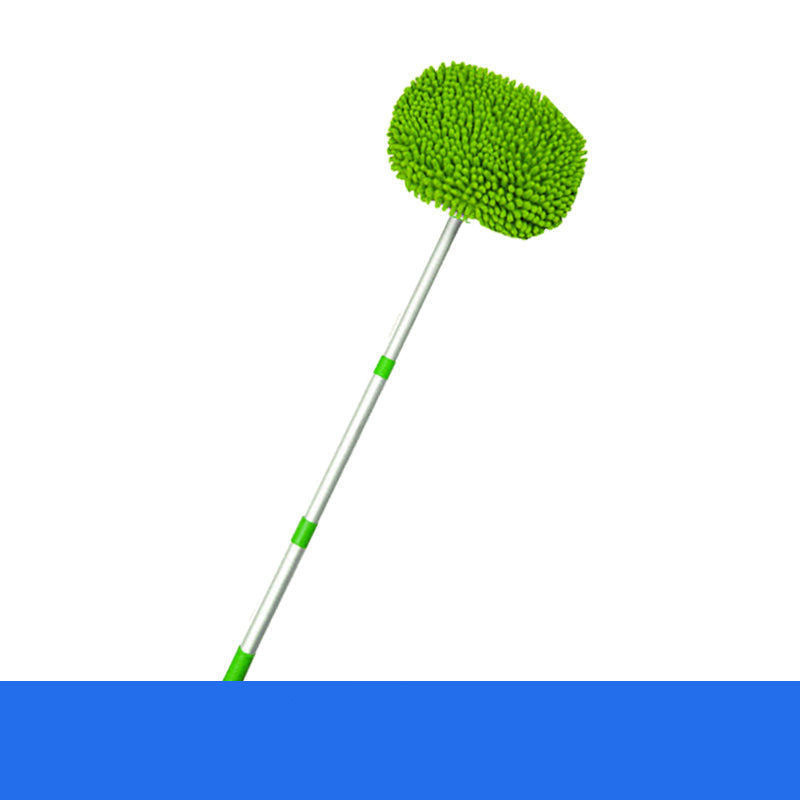 Car Wash Brush Telescopic Handle Rotating Microfiber Head
