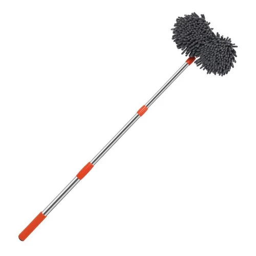 Car Wash Mop Telescopic Aluminum Double Head Scratch-Free Microfiber