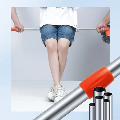 Car Wash Mop Telescopic Handle Double Layer Microfiber Head
