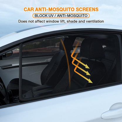 Car Window Screen Two-Layer High-Density Nylon Tool-Free