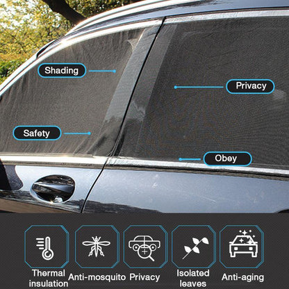 Car Window Screen Two-Layer High-Density Nylon Tool-Free
