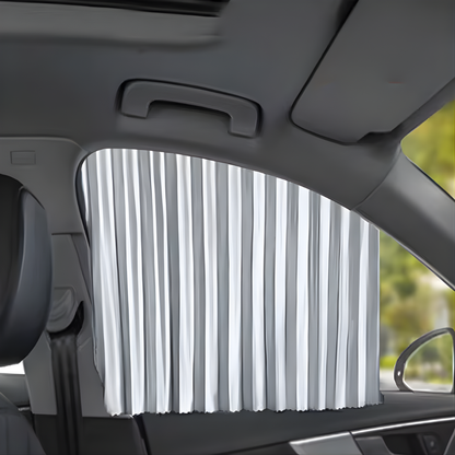 Car Window Sunshade Magnetic Polyester 2-Piece Set