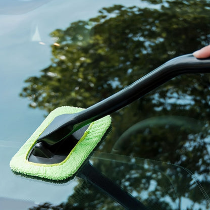 Car Windshield Brush Microfiber Head & Ergonomic Grip