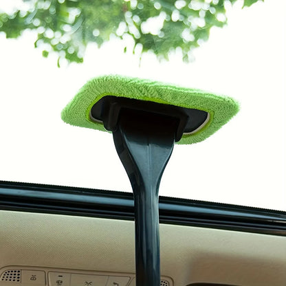 Car Windshield Brush Microfiber Head & Ergonomic Grip