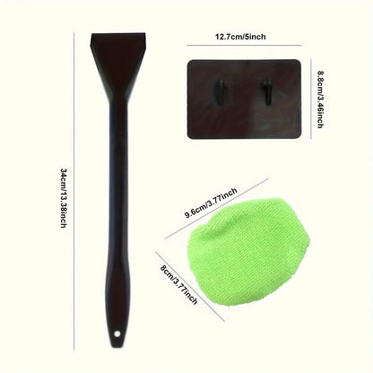 Car Windshield Brush Microfiber Head & Ergonomic Grip