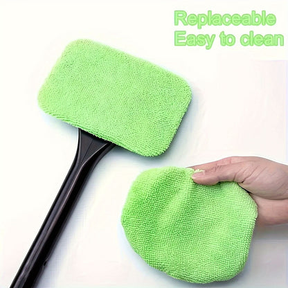Car Windshield Brush Microfiber Head & Ergonomic Grip