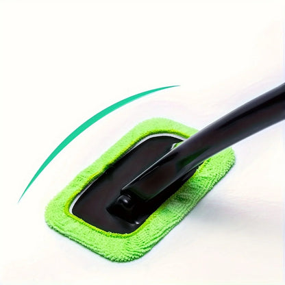 Car Windshield Brush Microfiber Head & Ergonomic Grip