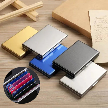 Card Holder Slim Metal RFID-Blocking