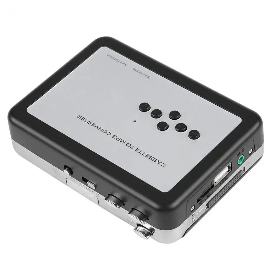 Cassette to MP3 Converter Direct USB Recording Stereo Playback
