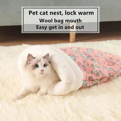 Cat Bed Extra-Soft Plush Machine Washable