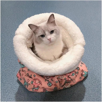 Cat Bed Extra-Soft Plush Machine Washable