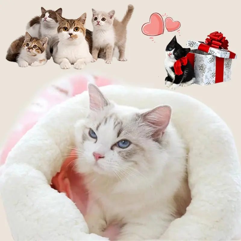 Cat Bed Extra-Soft Plush Machine Washable